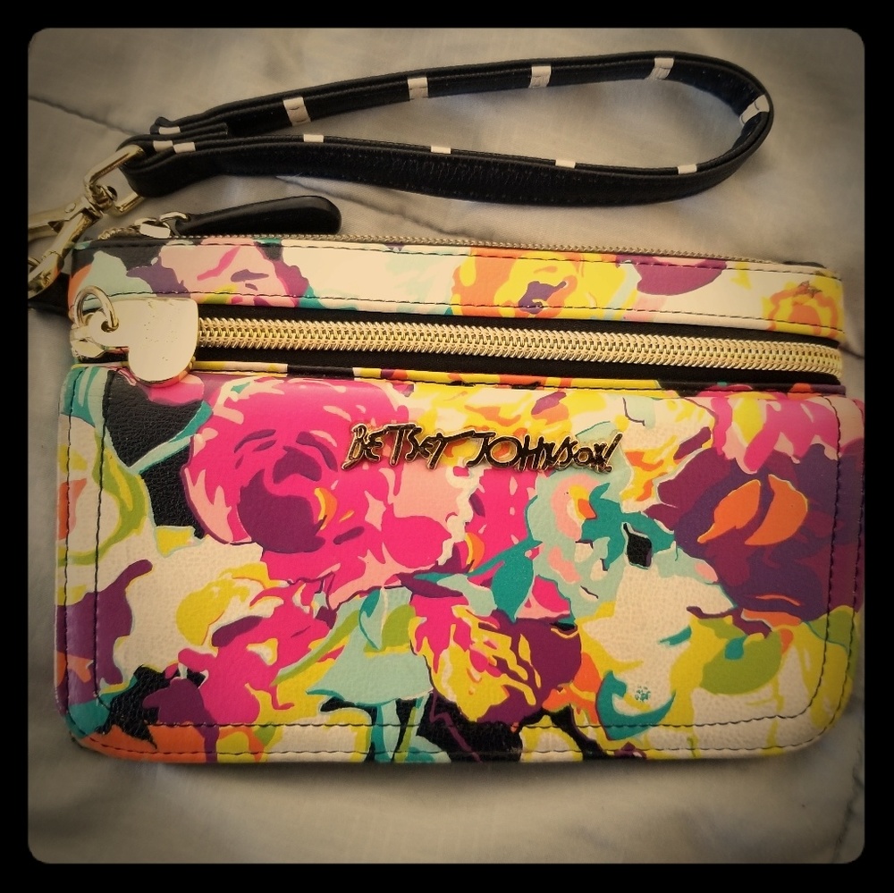 Betsey Johnson Clutch/ Wristlet